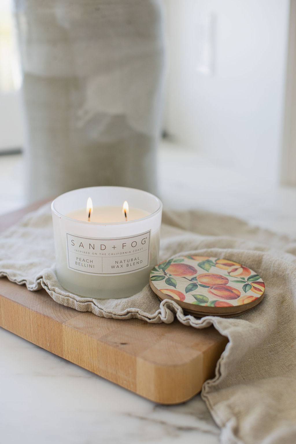Signature Peach Bellini 12 oz scented candle