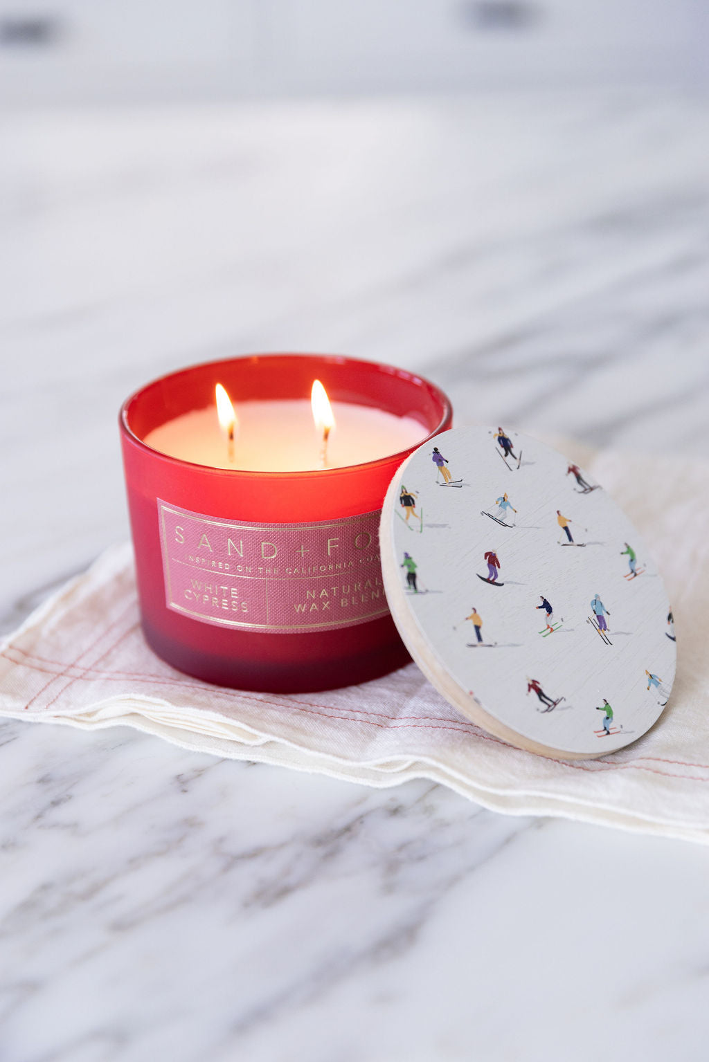 Signature White Cypress 12 oz scented candle