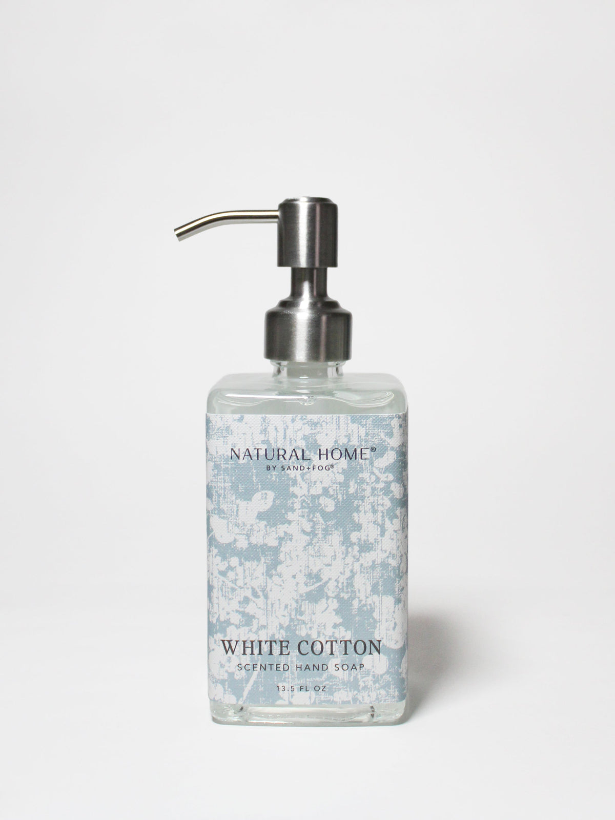 Refreshing White Cotton Natural Home 13.5 oz Liquid Hand Soap