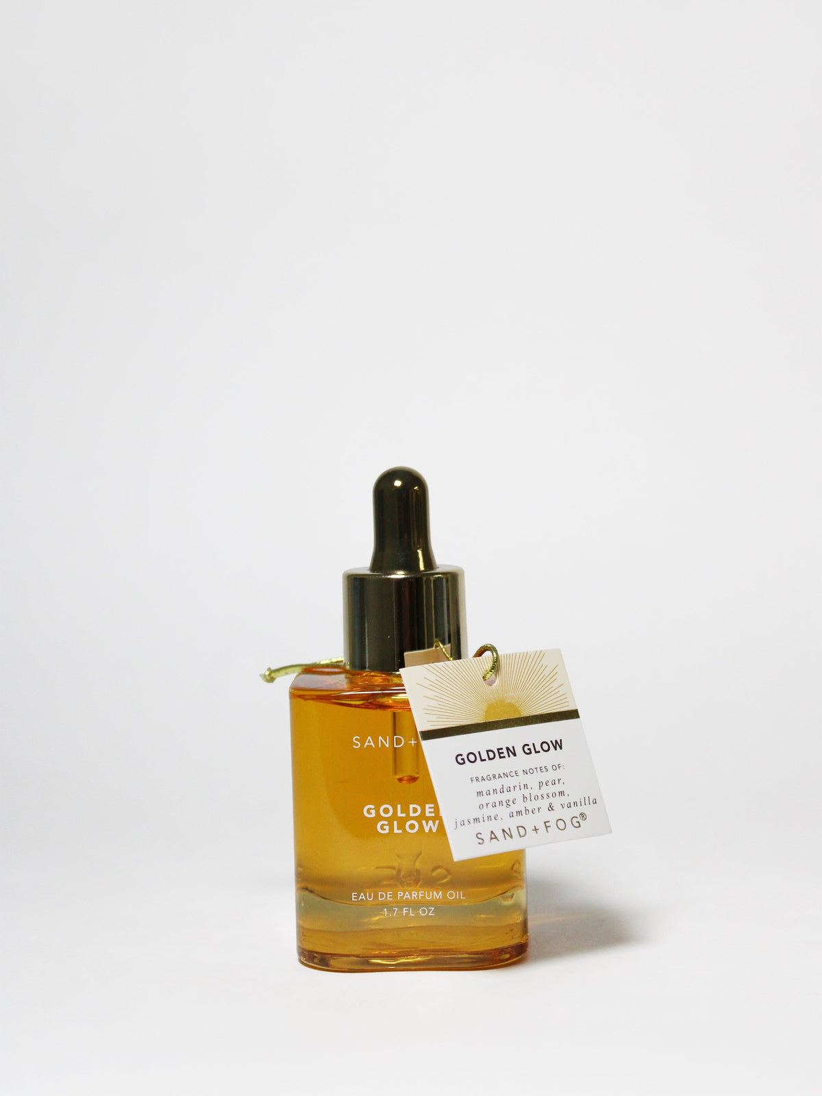 Elegant Golden Glow 50ml Perfume Oil Dropper