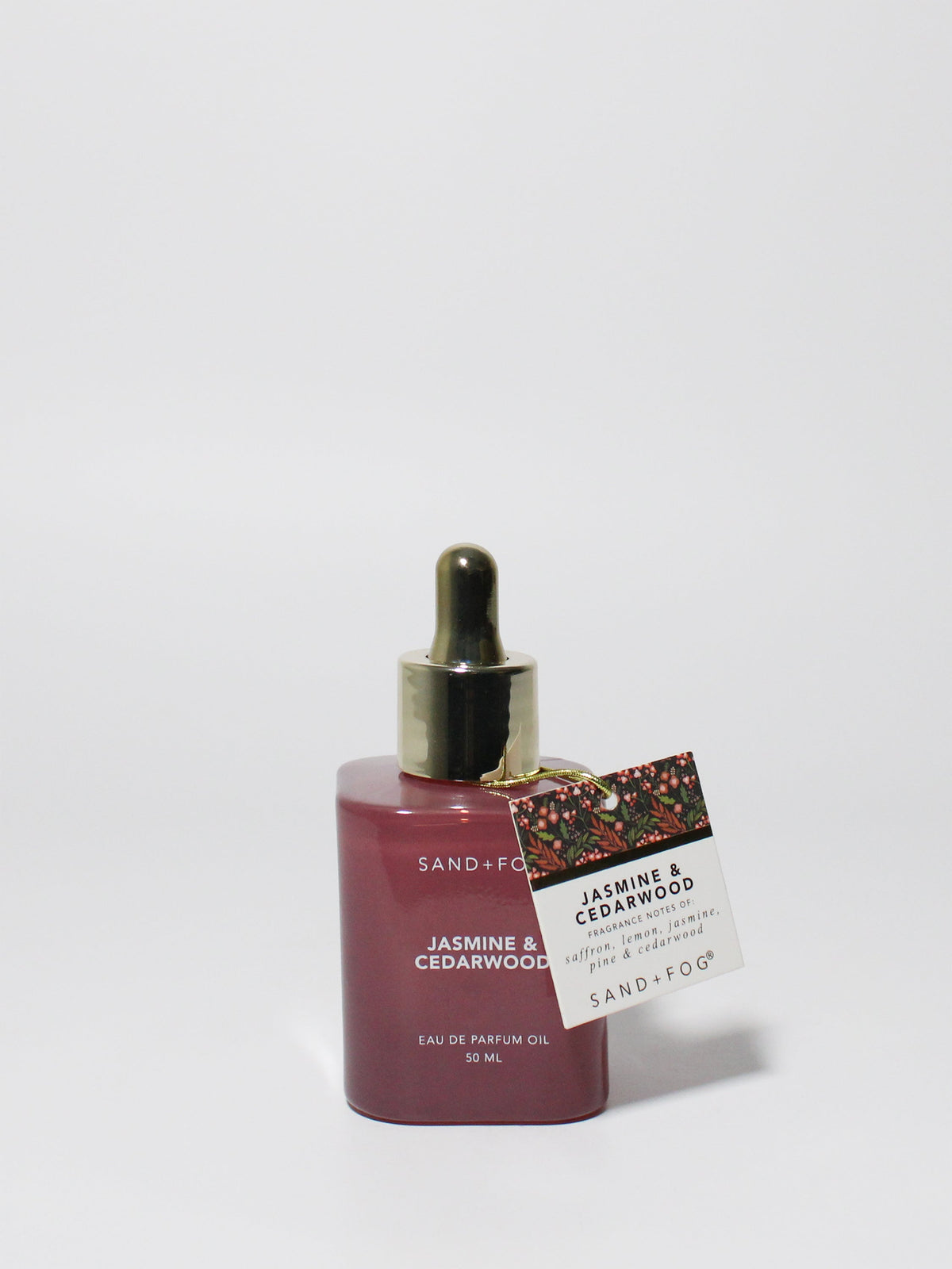Elegant Jasmine & Cedarwood 50 ml Perfume Oil Dropper