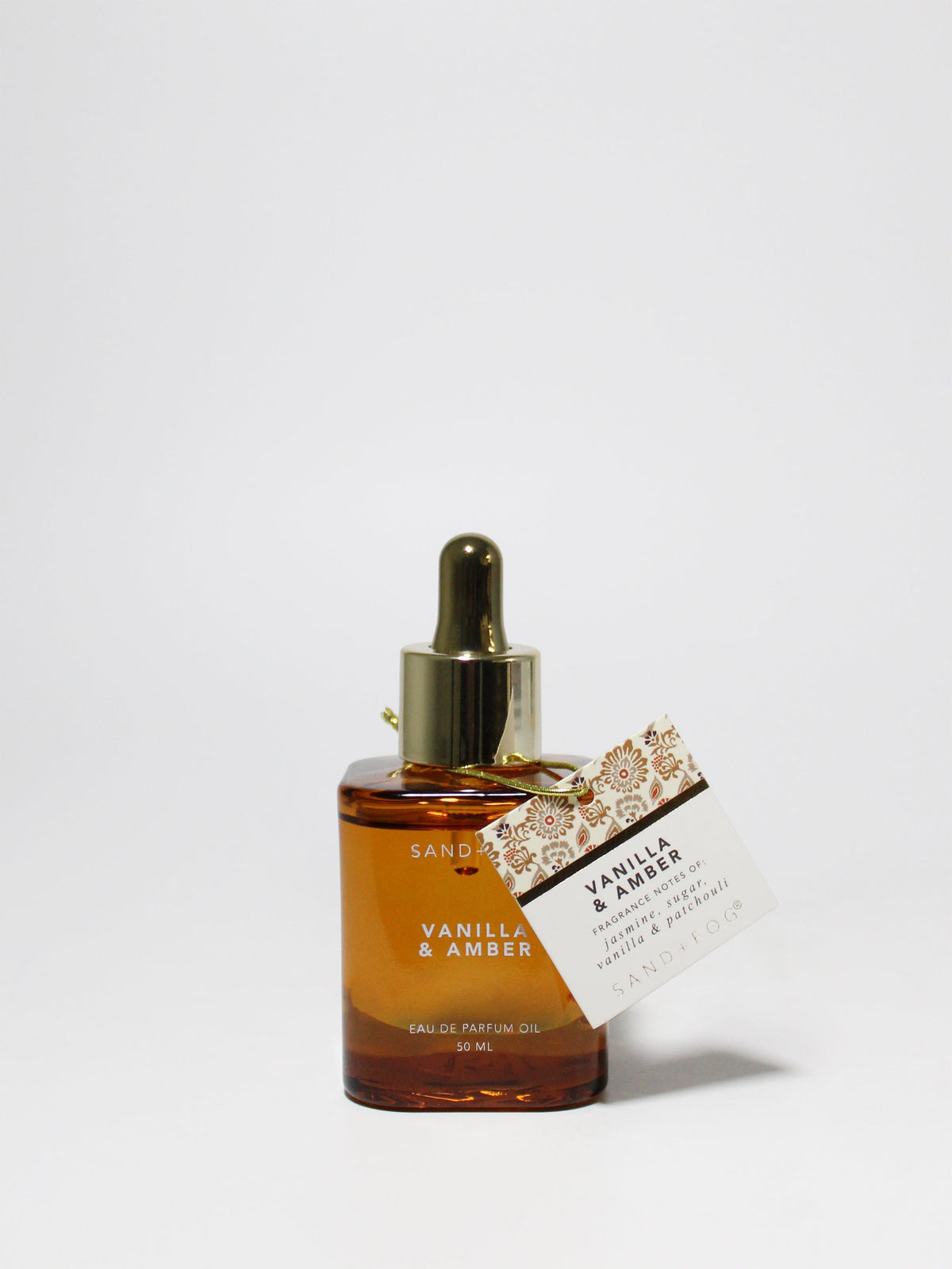 Elegant Vanilla & Amber 50ml Perfume Oil Dropper