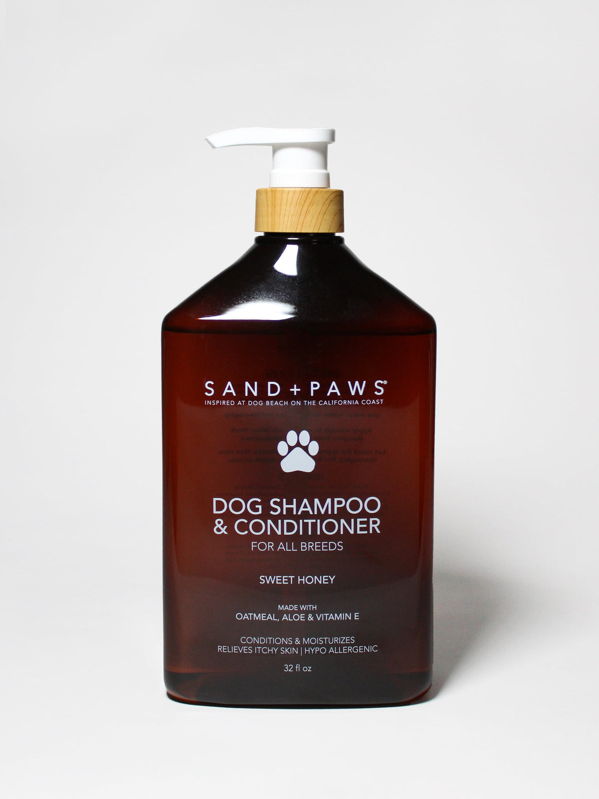 Practical Sand + Paws Pet Shampoo & Conditioner - Sweet Honey