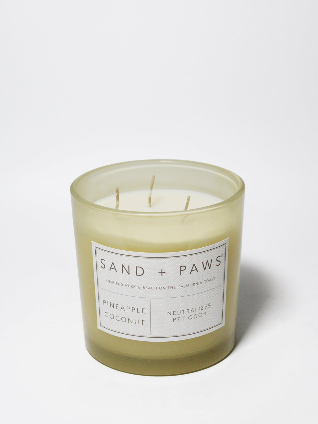Signature Sand + Paws Pineapple Coconut 21 oz scented candle