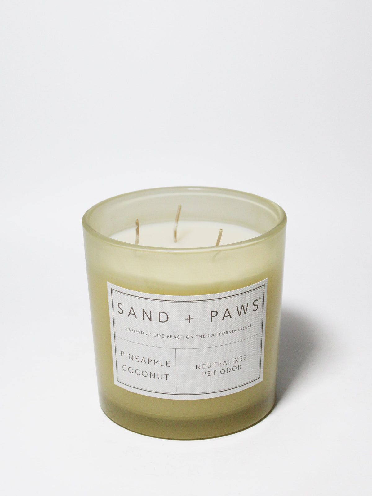 Signature Sand + Paws Pineapple Coconut 21 oz scented candle