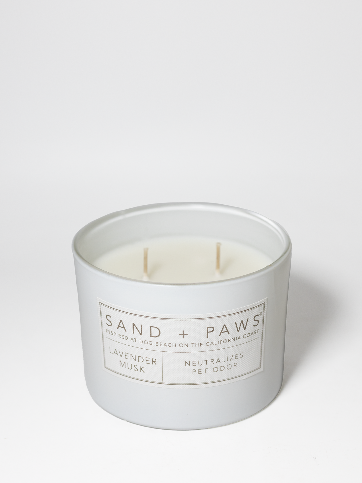 Signature Sand + Paws Lavender Musk 12 oz scented candle