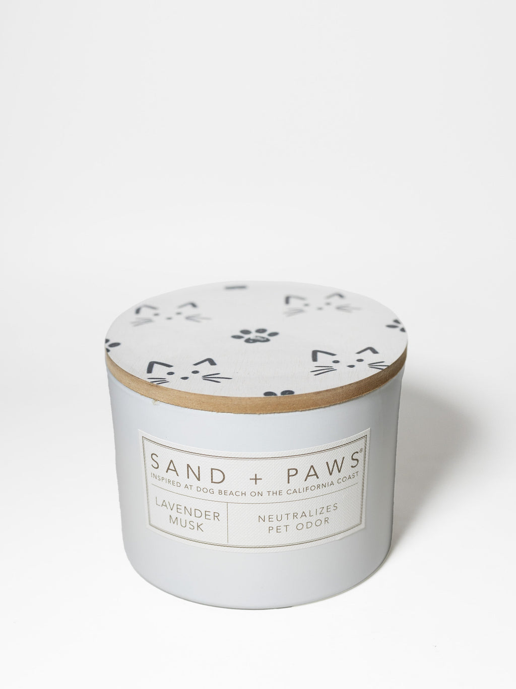 Signature Sand + Paws Lavender Musk 12 oz scented candle