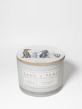 Signature Sand + Paws Cedar & Lavender 12 oz scented candle
