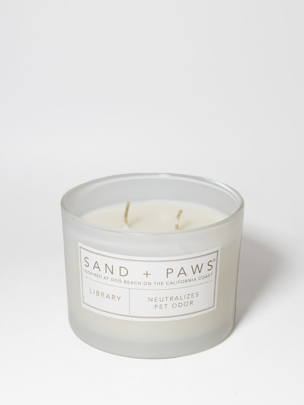 Signature Sand + Paws Library 12 oz scented candle