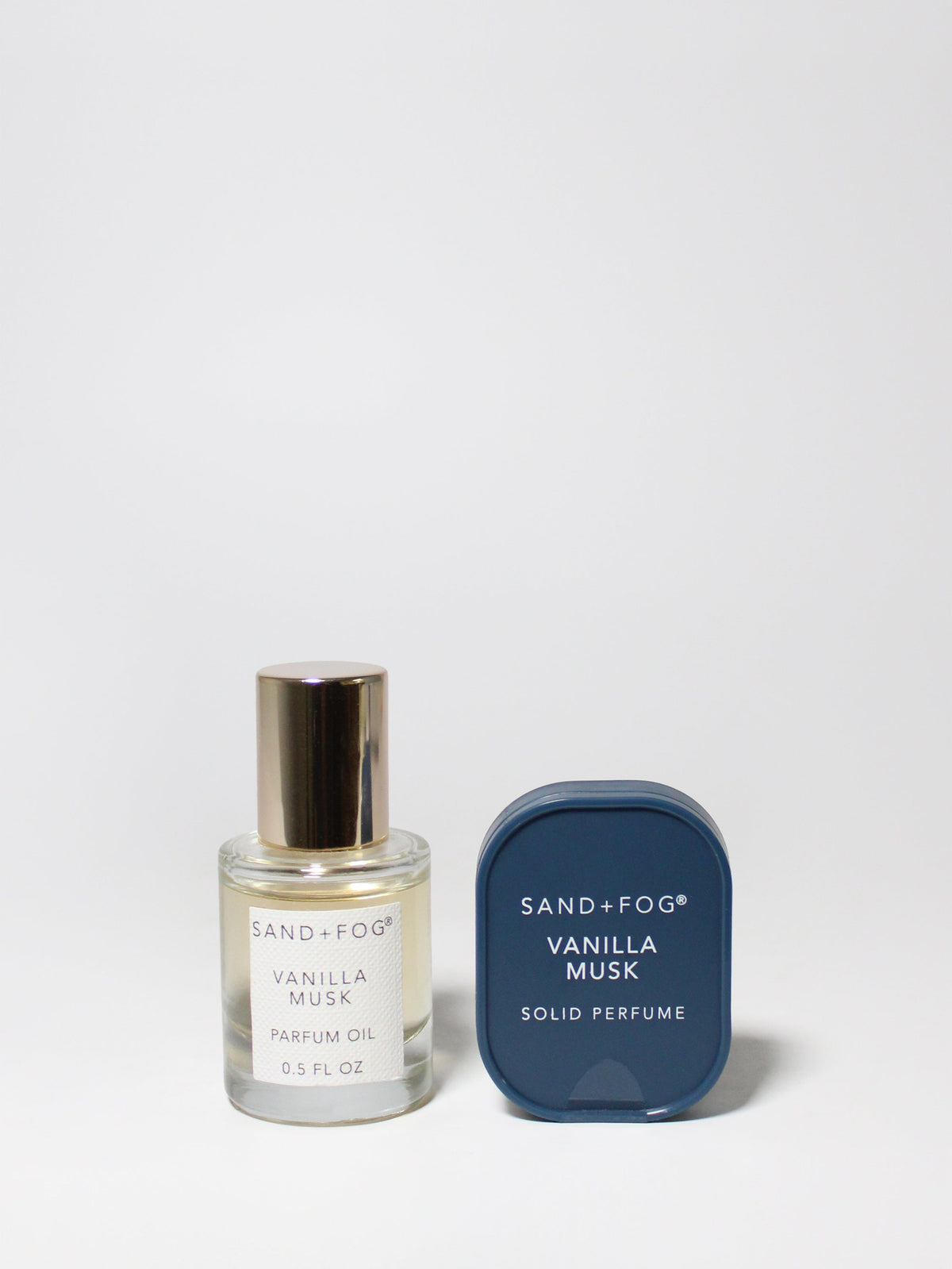 Elegant Perfume Oil Rollerball and Solid Perfume Set - Vanilla Musk
