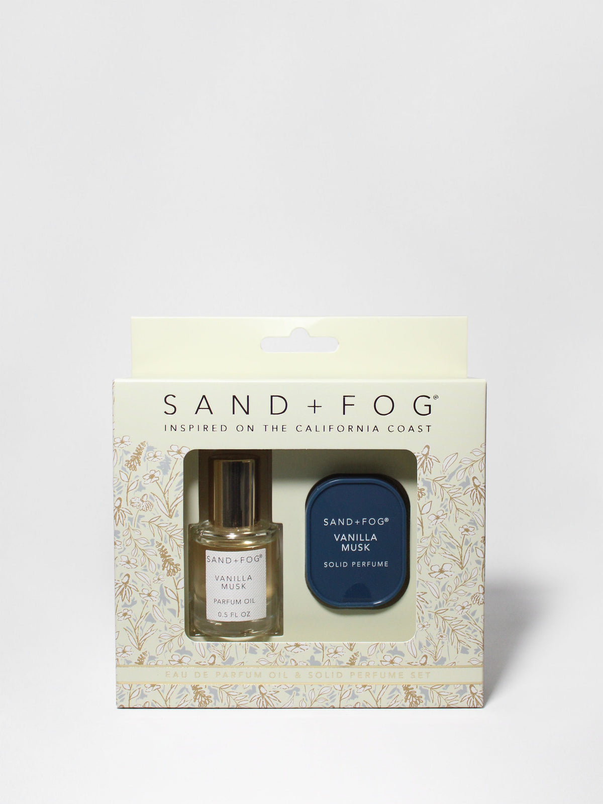 Elegant Perfume Oil Rollerball and Solid Perfume Set - Vanilla Musk