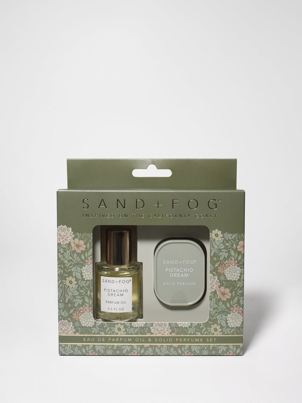 Elegant Perfume Oil Rollerball and Solid Perfume Set - Pistachio Dream