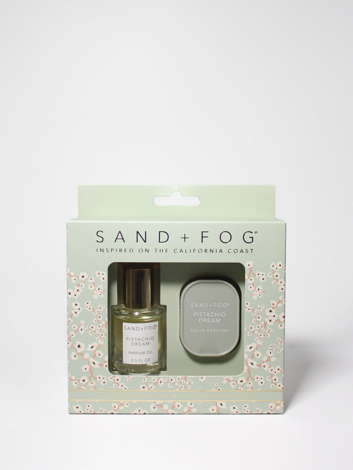 Elegant Perfume Oil Rollerball and Solid Perfume Set - Pistachio Dream