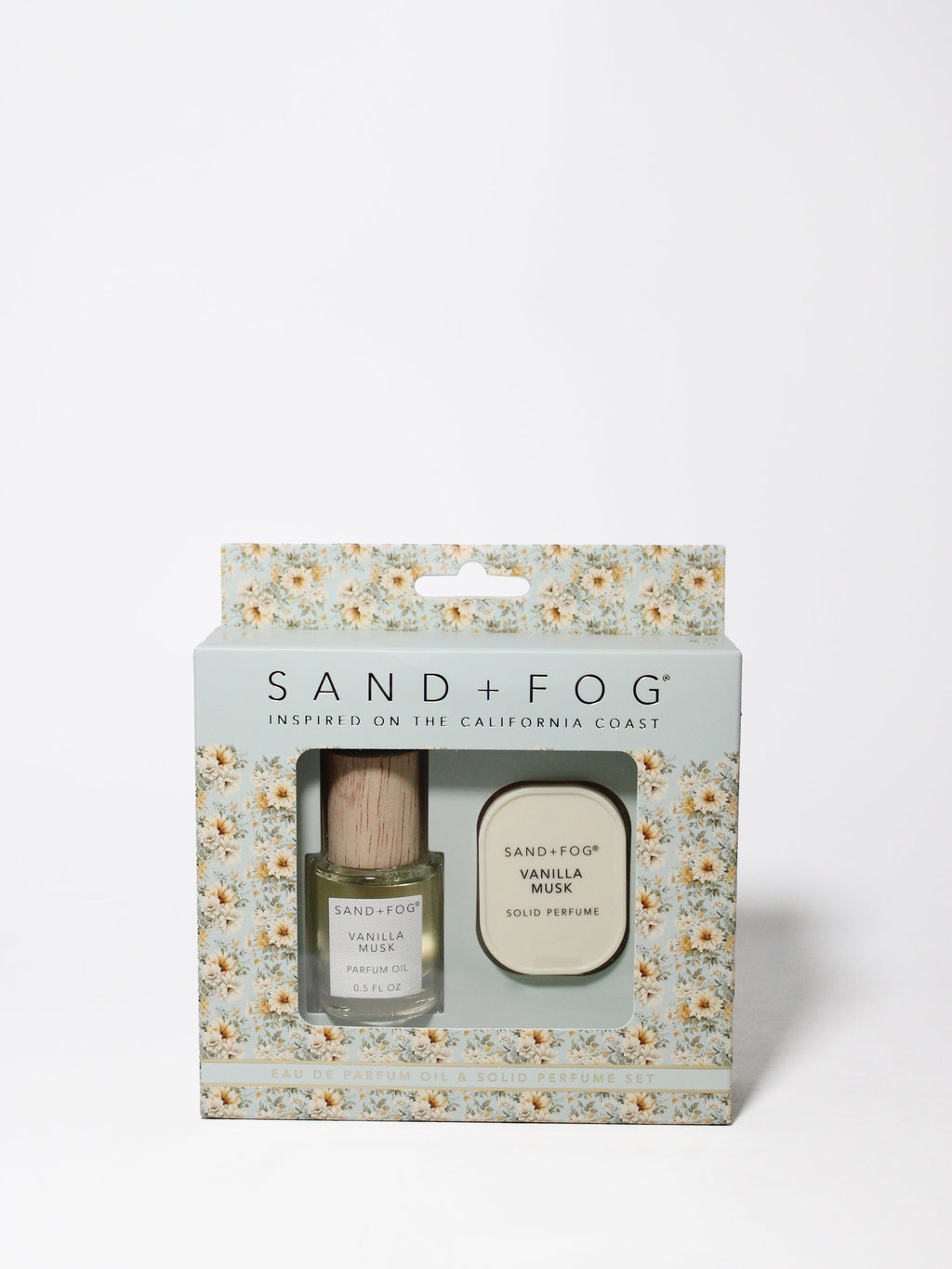 Elegant Perfume Oil Rollerball and Solid Perfume Set - Vanilla Musk