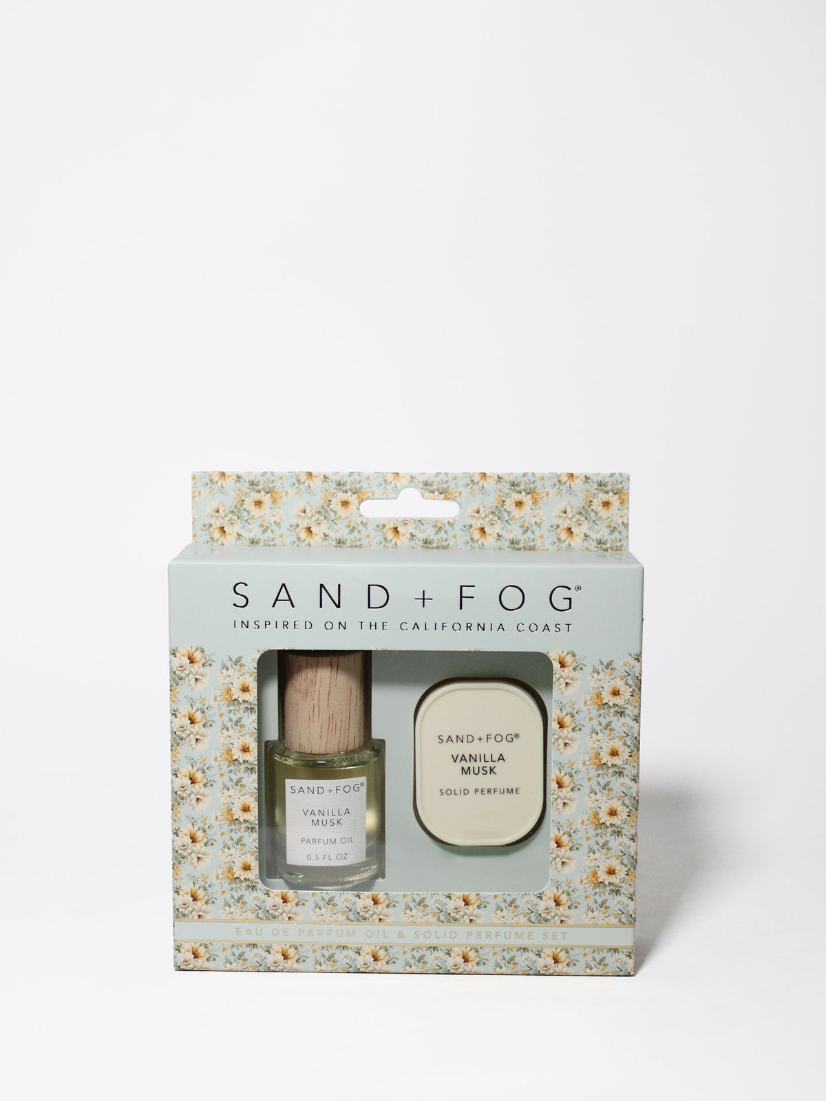 Elegant Perfume Oil Rollerball and Solid Perfume Set - Vanilla Musk