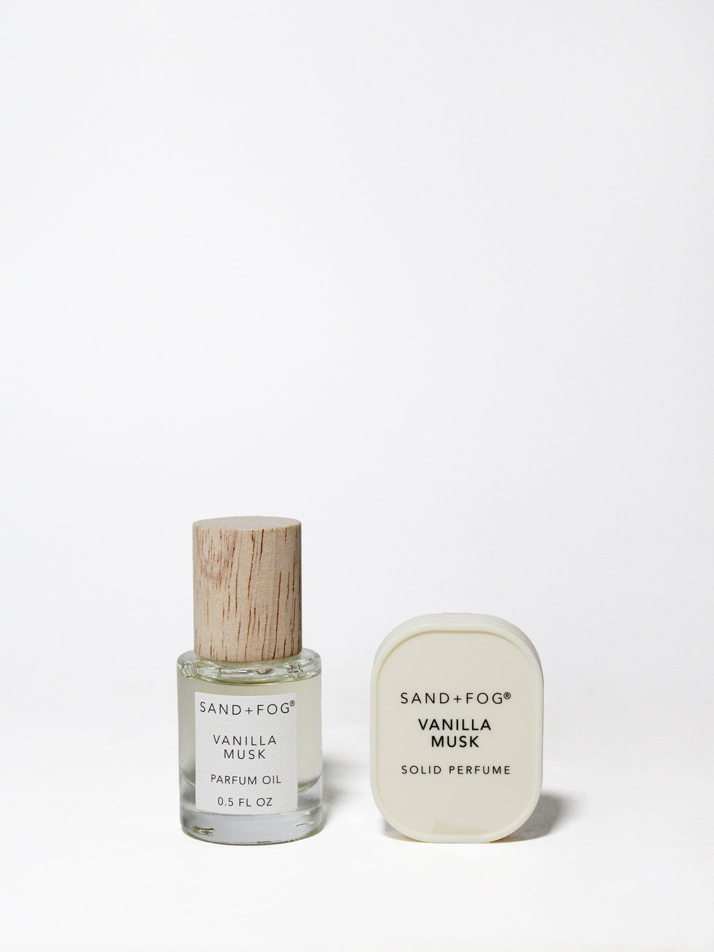 Elegant Perfume Oil Rollerball and Solid Perfume Set - Vanilla Musk