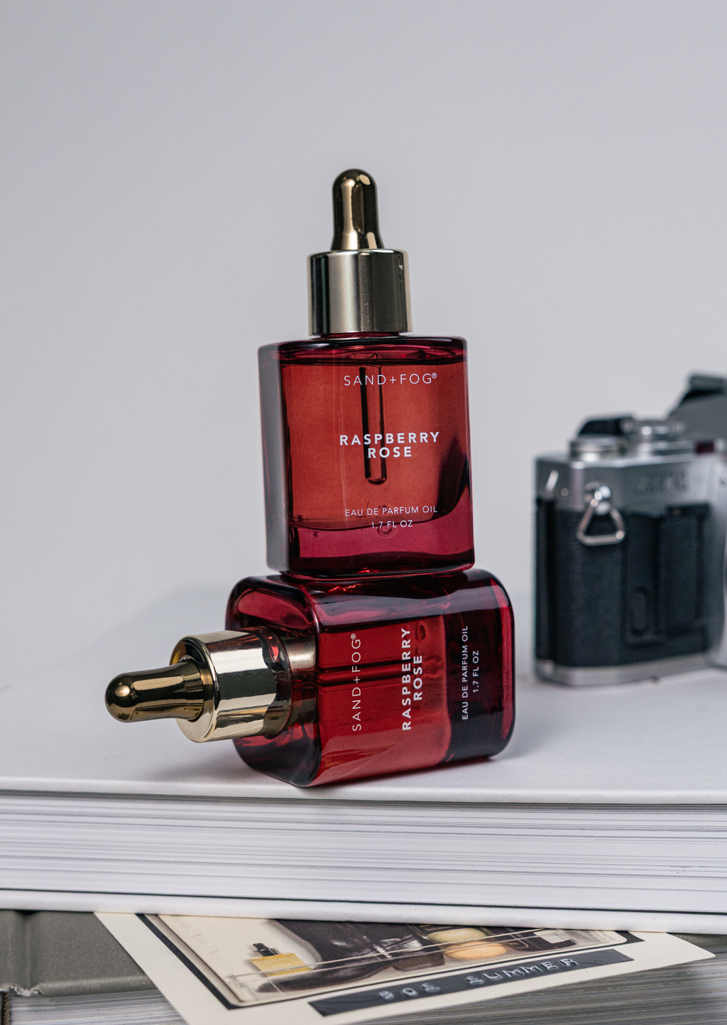 Elegant Raspberry Rose 50ml Perfume Oil Dropper