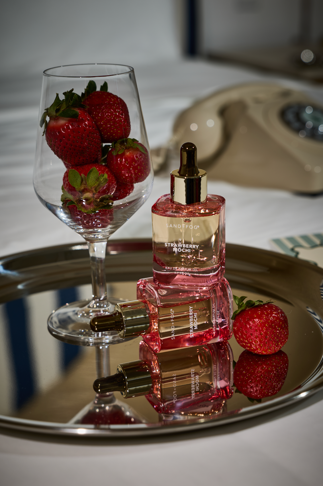 Elegant Strawberry Mochi 50ml Perfume Oil Dropper