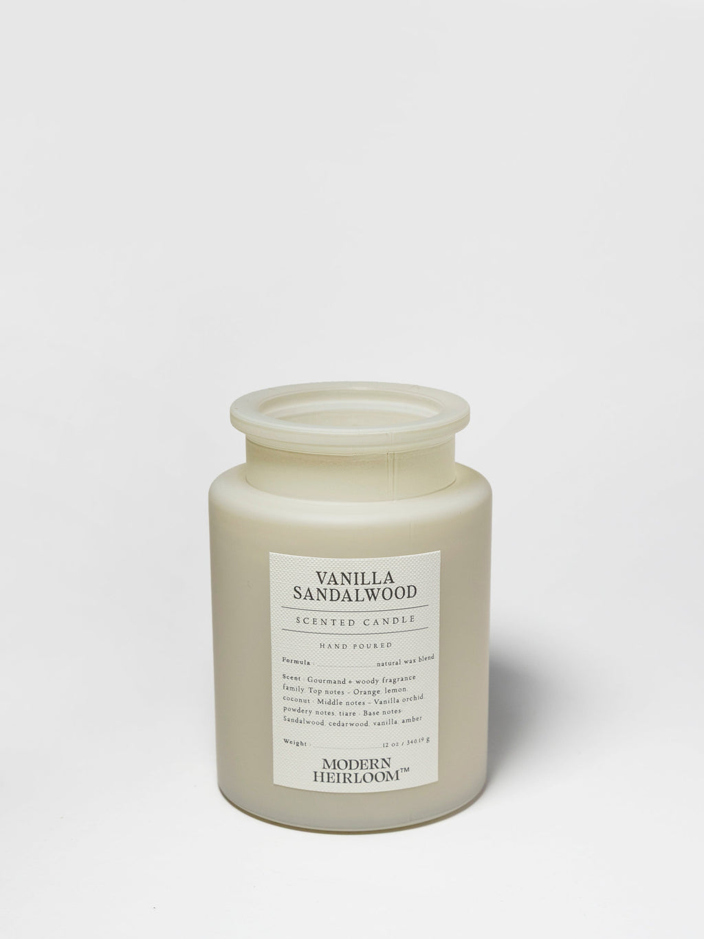 Signature Vanilla Sandalwood 12 oz scented candle
