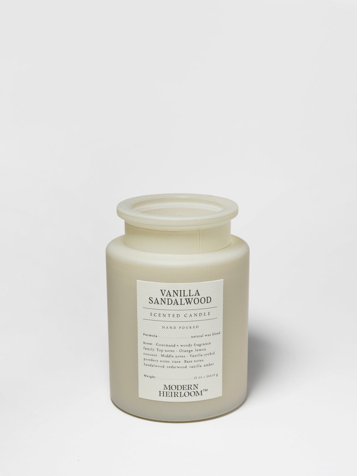 Signature Vanilla Sandalwood 12 oz scented candle