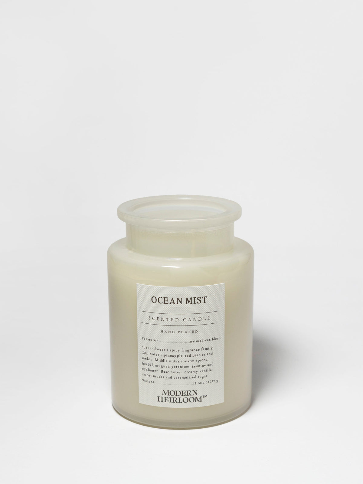Signature Ocean Mist 12 oz scented candle