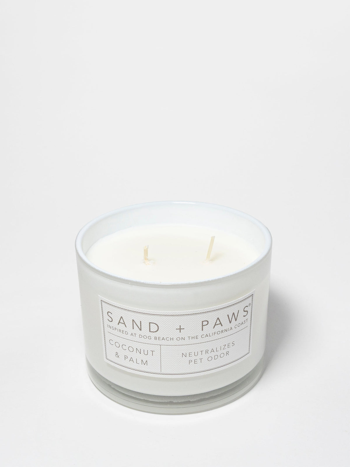 Signature Sand + Paws Coconut & Palm 12 oz scented candle