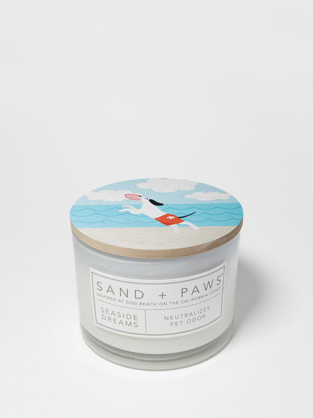 Signature Sand + Paws Seaside Dreams 12 oz scented candle