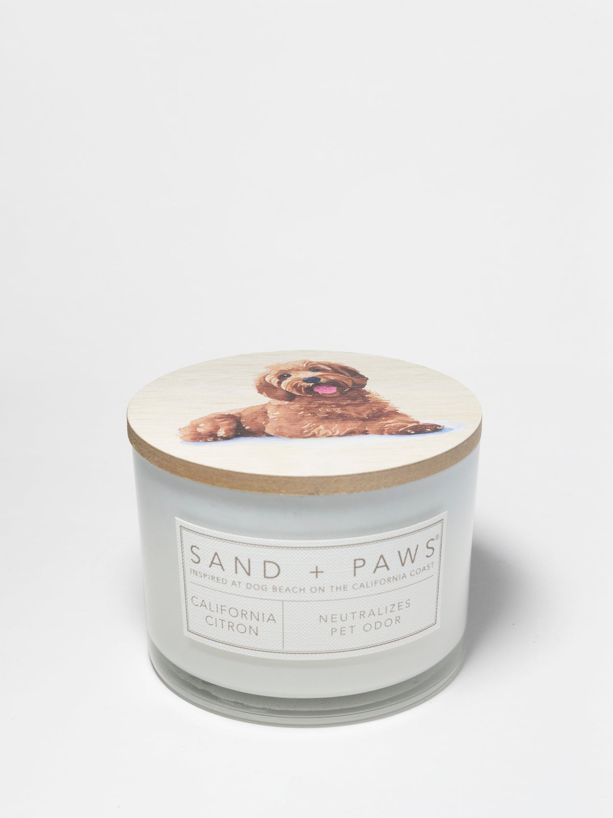 Signature Sand + Paws California Citron 12 oz scented candle