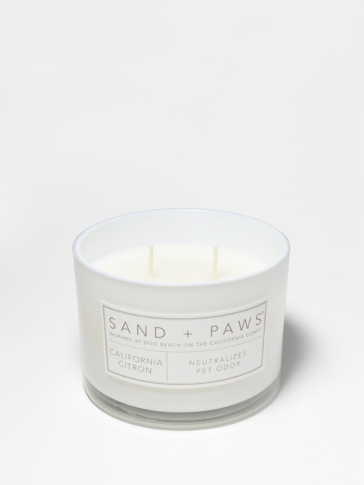 Signature Sand + Paws California Citron 12 oz scented candle