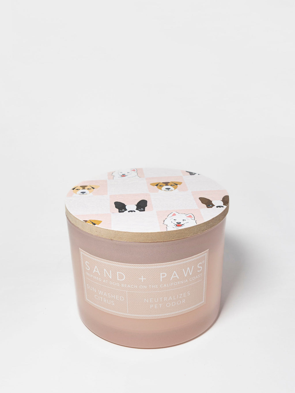 Signature Sand + Paws Sun Washed Citrus 12 oz scented candle