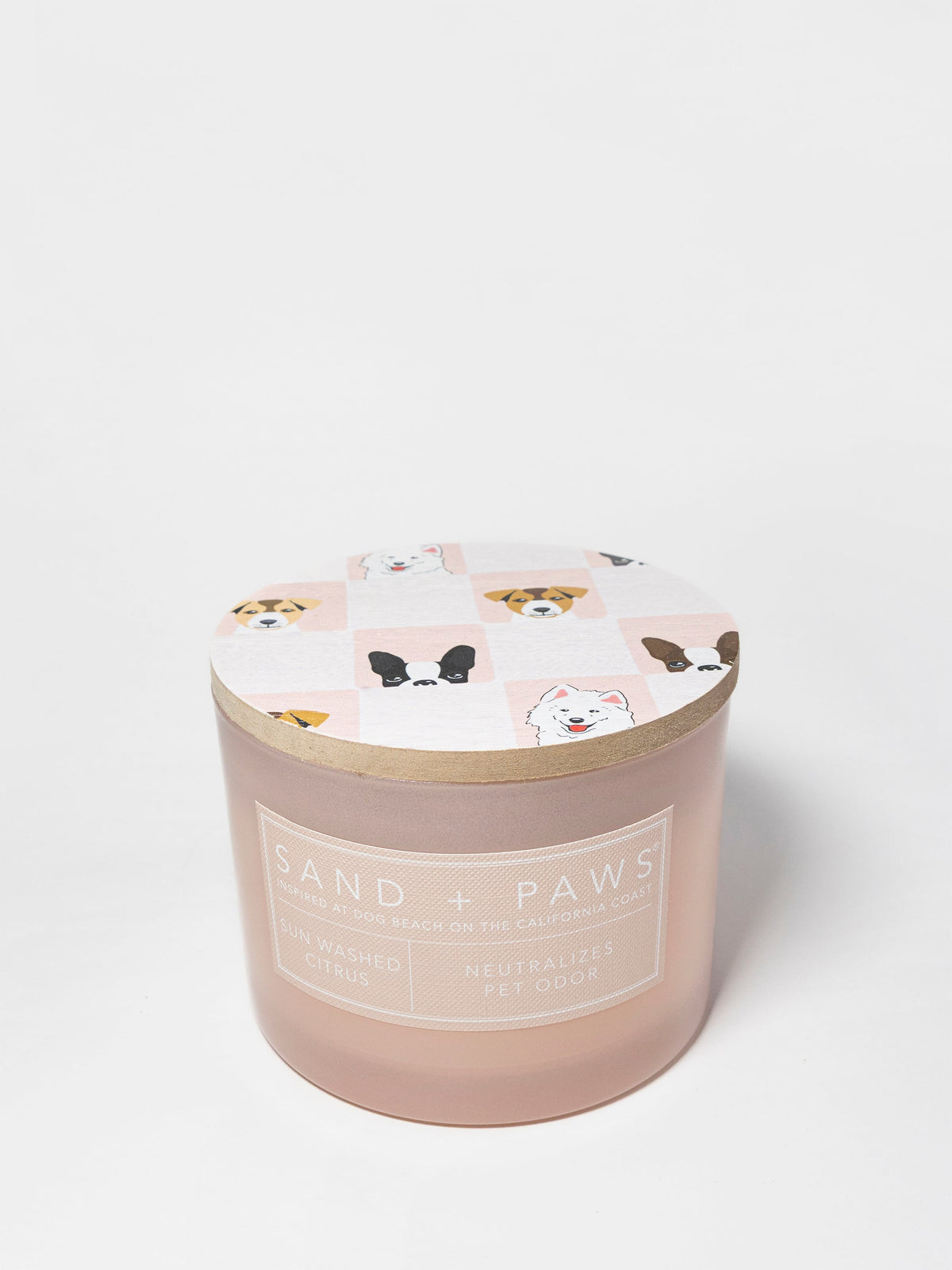 Signature Sand + Paws Sun Washed Citrus 12 oz scented candle