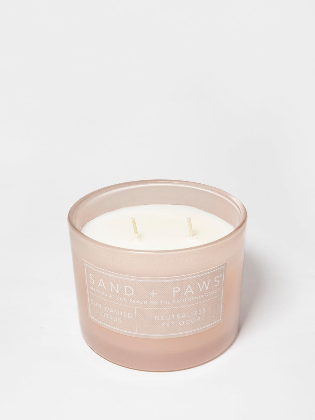 Signature Sand + Paws Sun Washed Citrus 12 oz scented candle