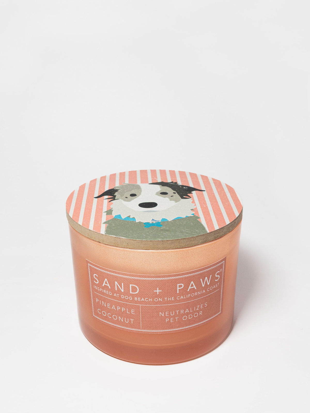 Signature Sand + Paws Pineapple Coconut 12 oz scented candle