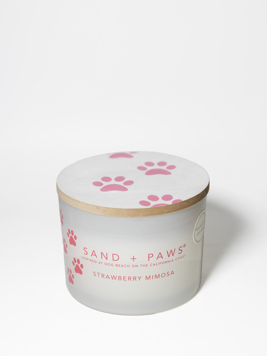Signature Sand + Paws Strawberry Mimosa 12 oz scented candle