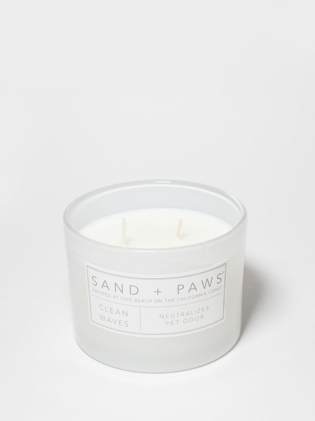 Signature Sand + Paws Clean Waves 12 oz scented candle