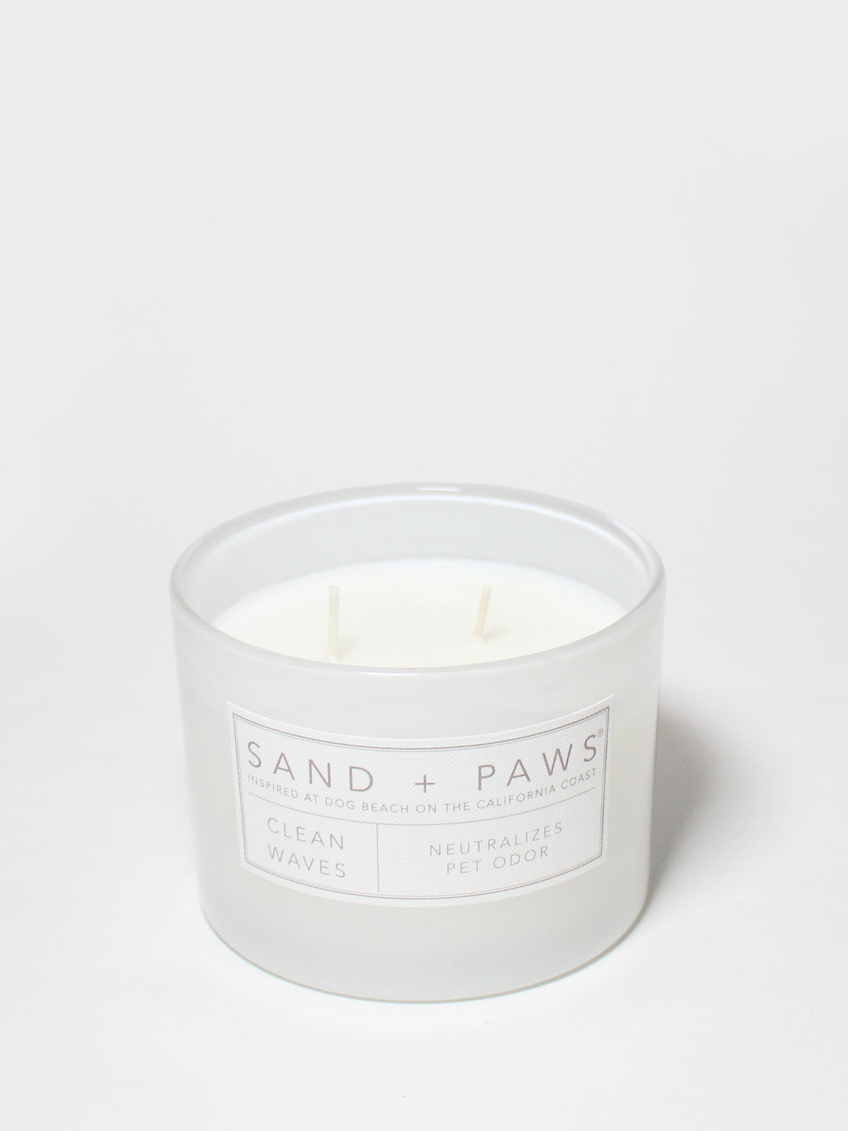 Signature Sand + Paws Clean Waves 12 oz scented candle
