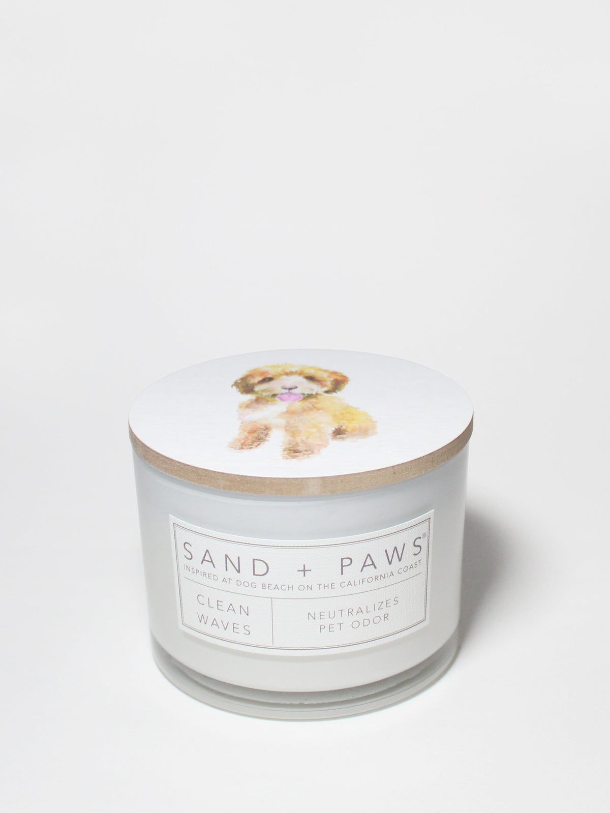 Signature Sand + Paws Clean Waves 12 oz scented candle