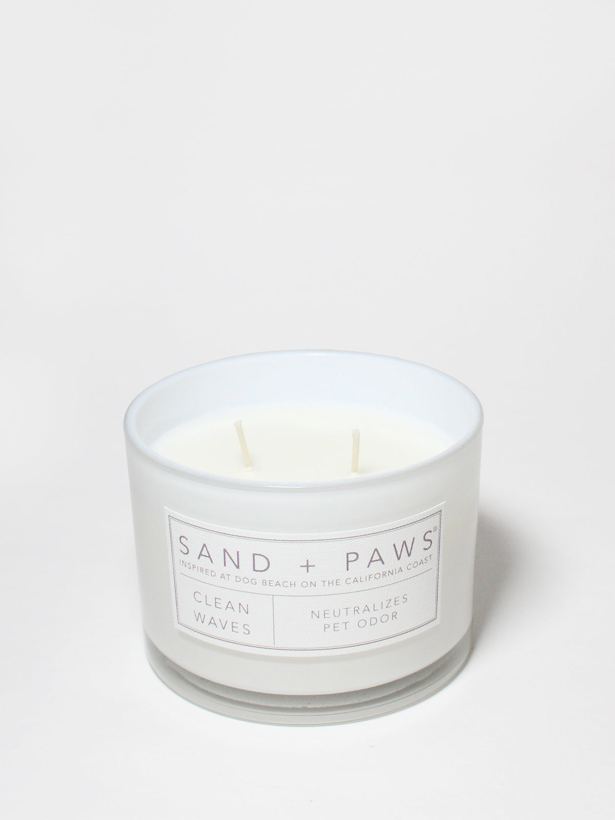 Signature Sand + Paws Clean Waves 12 oz scented candle