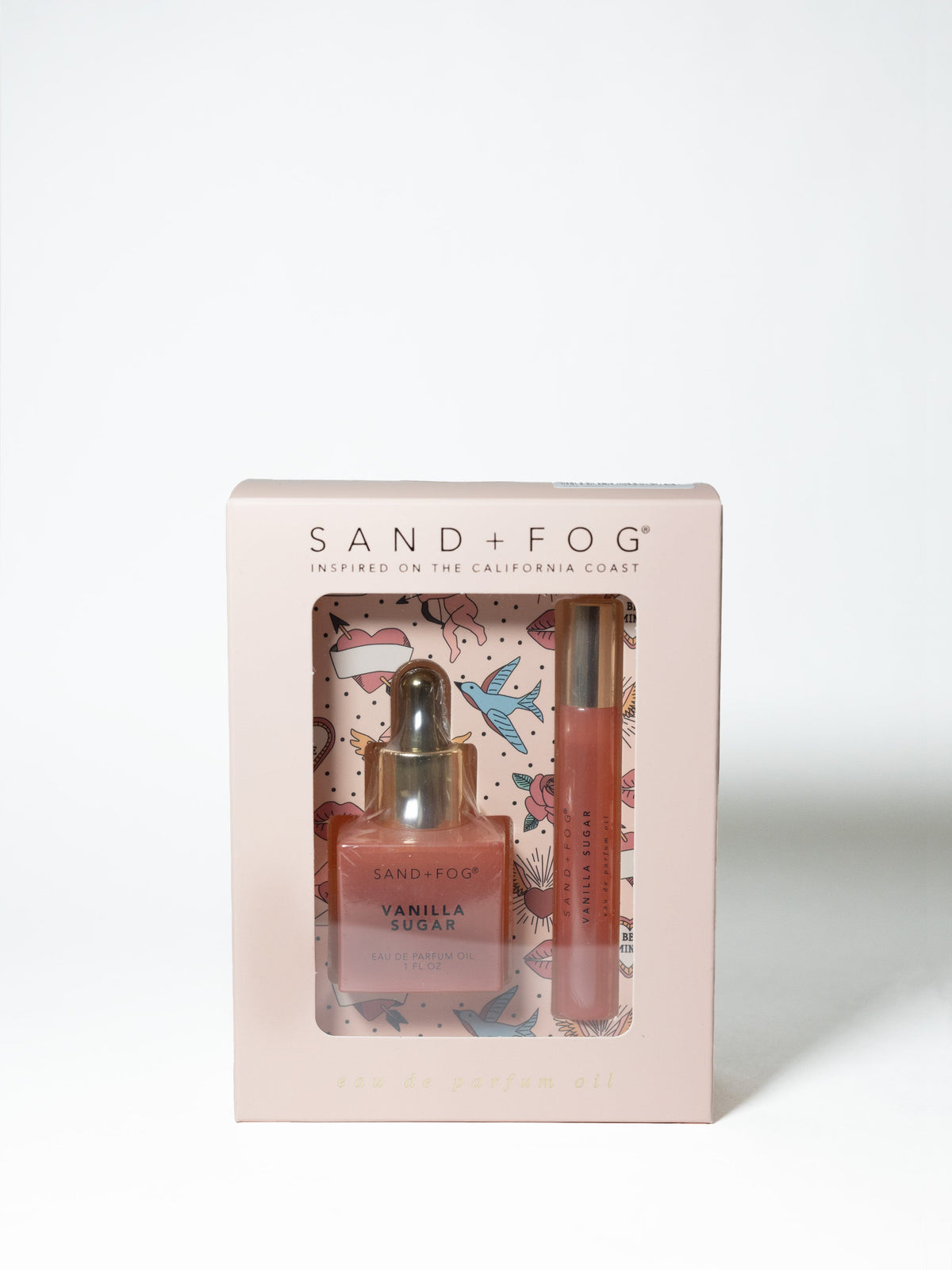 Elegant Perfume Oil Rollerball and Perfume Dropper Set - Vanilla Sugar