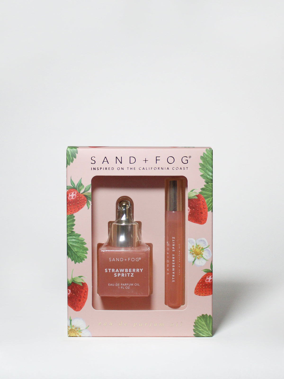 Elegant Perfume Oil Rollerball and Perfume Dropper Set - Strawberry Spritz
