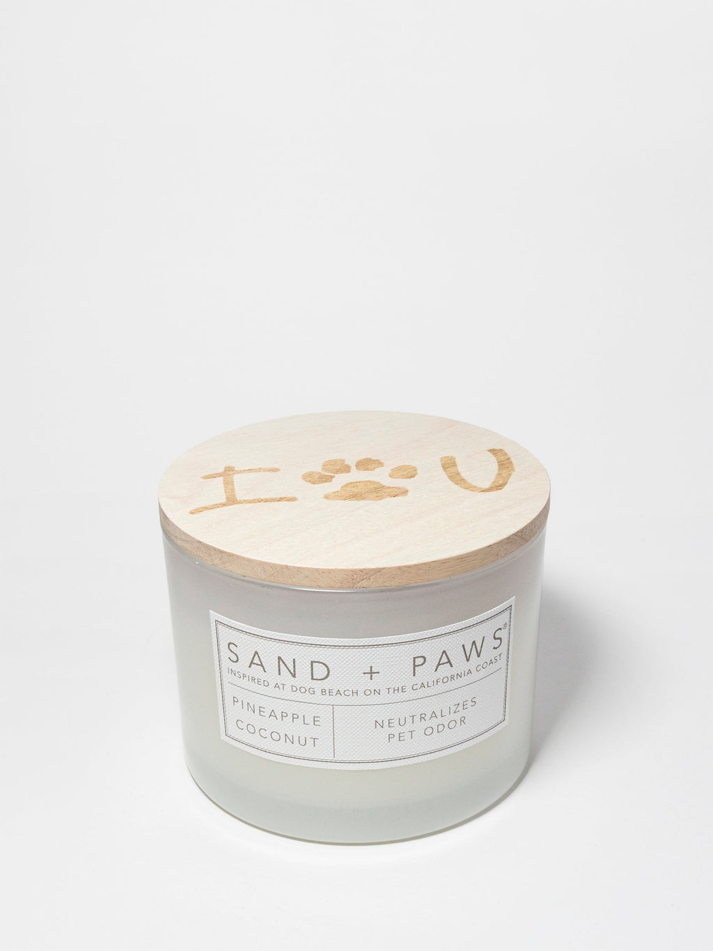Signature Sand + Paws Pineapple Coconut 12 oz scented candle