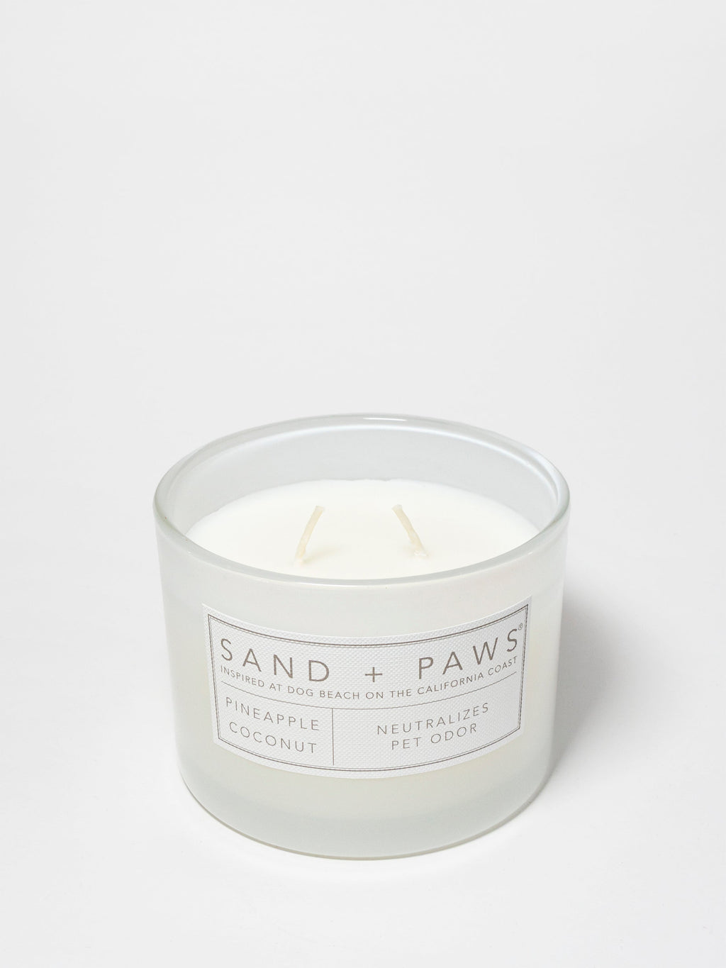 Signature Sand + Paws Pineapple Coconut 12 oz scented candle