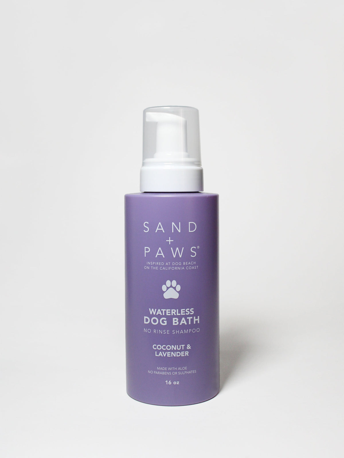 Practical Sand + Paws Waterless Dog Bath - Coconut & Lavender