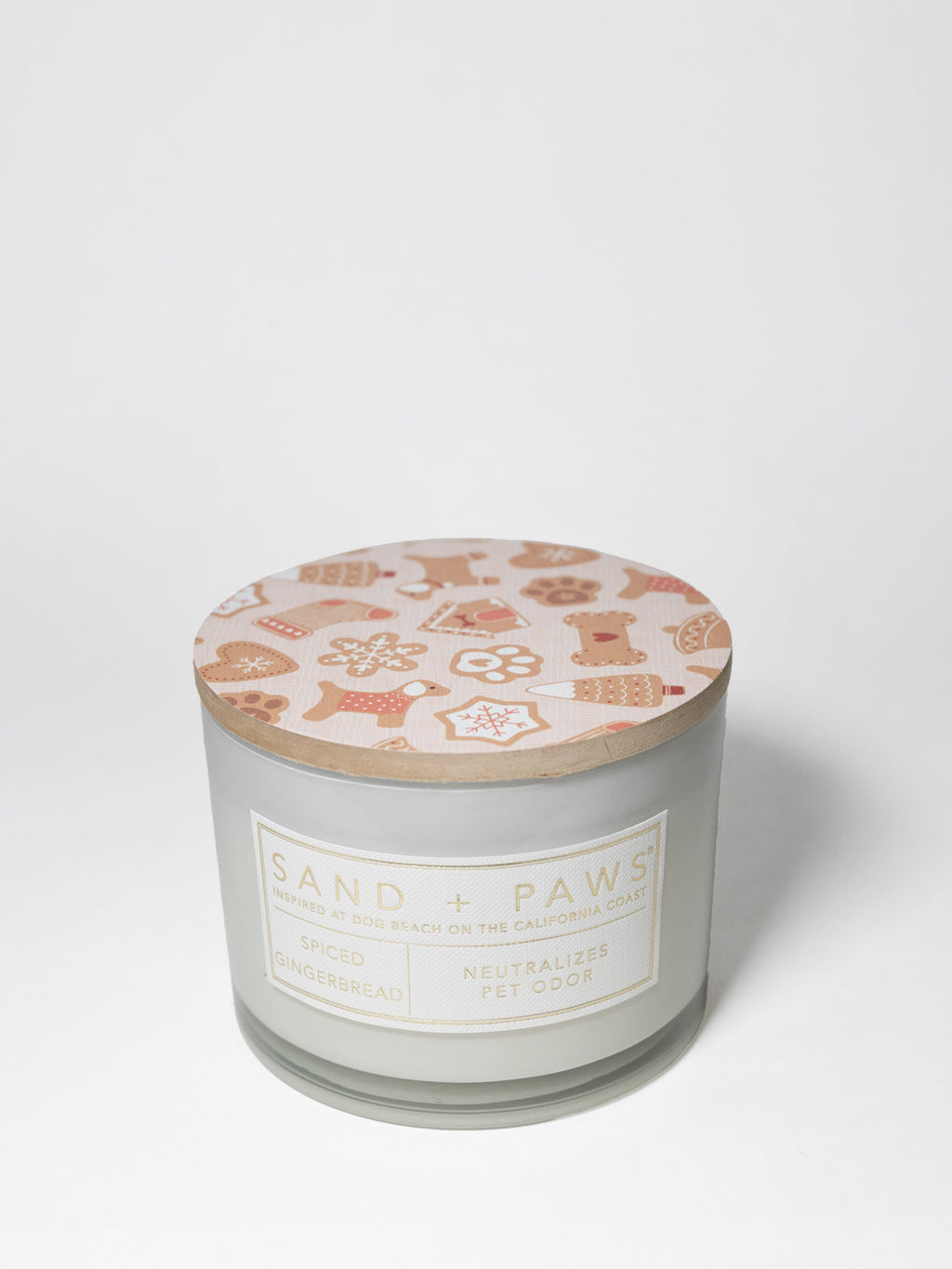 Signature Sand + Paws Spiced Gingerbread 12 oz scented candle