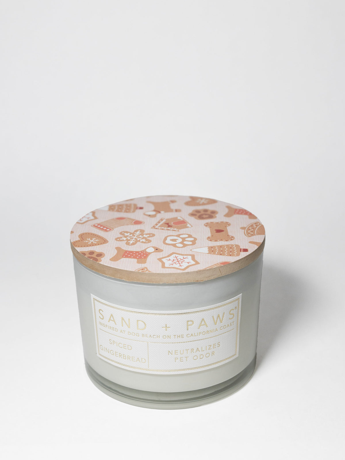 Signature Sand + Paws Spiced Gingerbread 12 oz scented candle